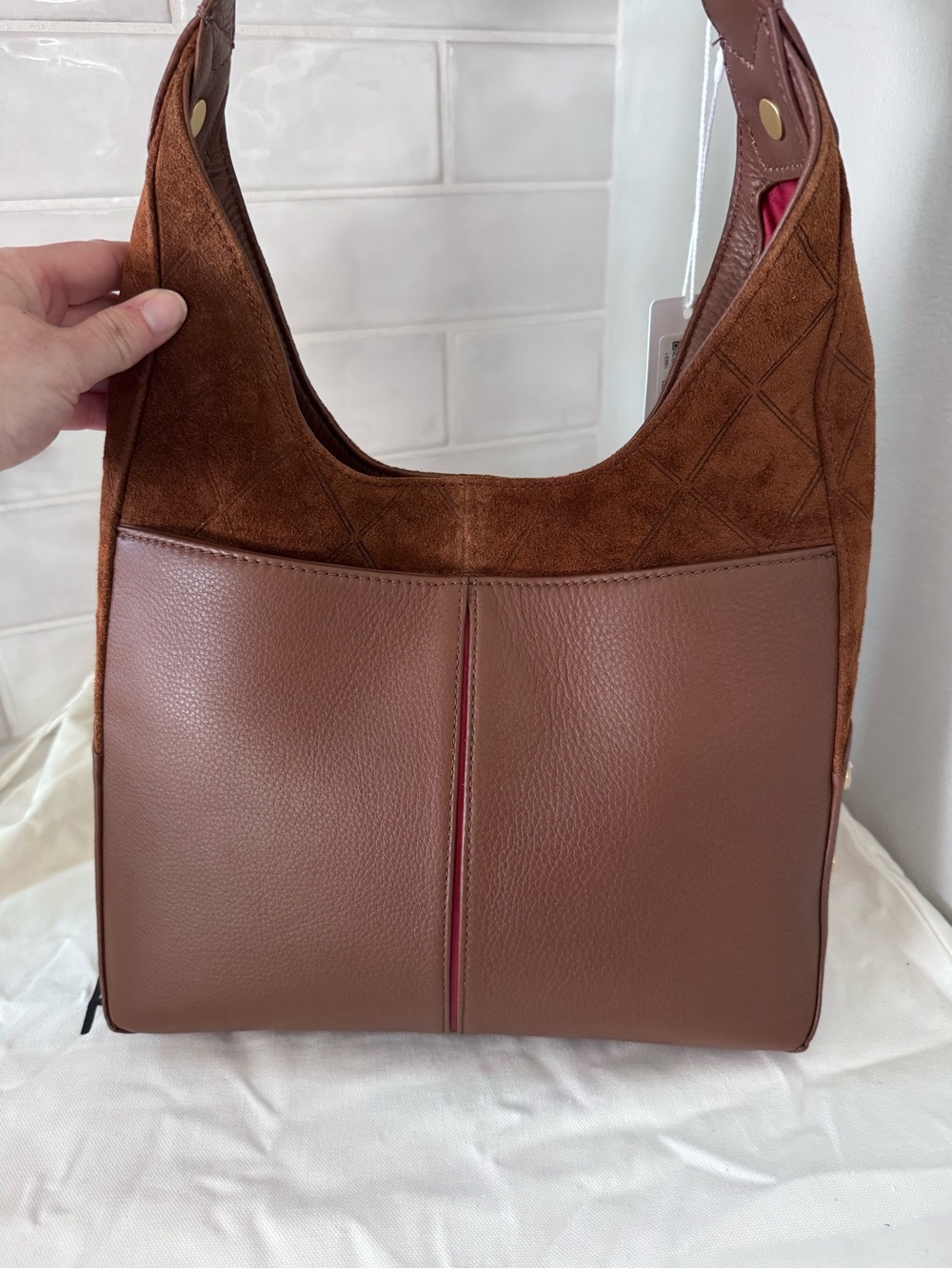 Hammitt Tim Suede Shoulder Bag NWT - Picture 5 of 9